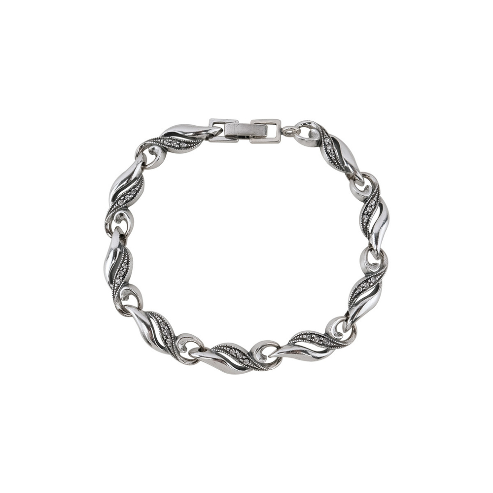 "Шифон" браслет в серебряном покрытии из коллекции "Ателье" от Jenavi