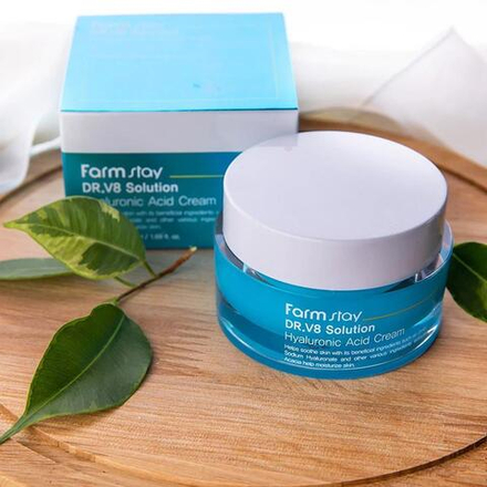 Крем для лица с гиалуроновой кислотой FarmStay Solution Hyaluronic Acid Cream 50ml