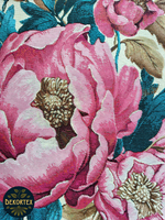 Декоративный гобеленовый чехол Розовые пионы 47х47