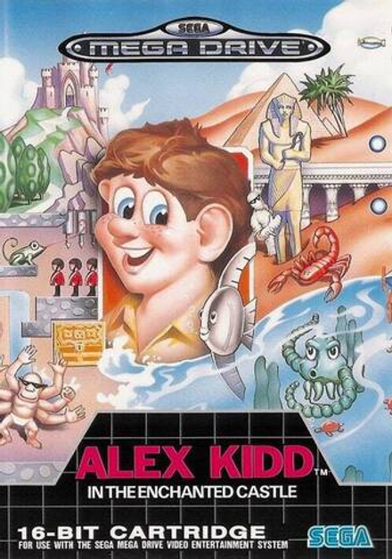 Картридж Alex Kidd in the Enchanted Castle (Sega Mega Drive)