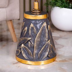 Столик декоративный Арт Leaves Gold Серый