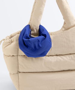 OYSHO Стеганая мини-сумка с плечевым ремнем, синий