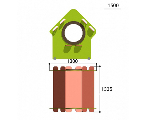 Домик деревянный