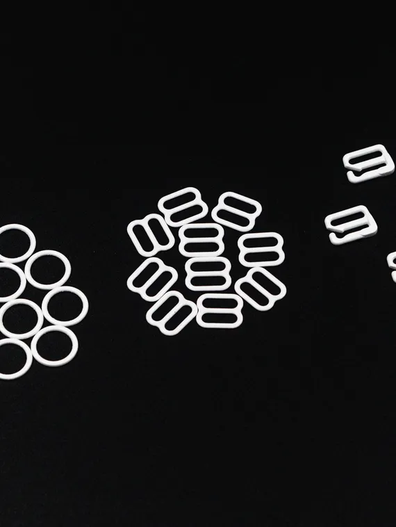 Набор металлофурнитуры белый 001, 10 мм