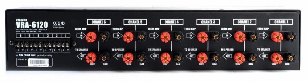 CVGAUDIO VRA-6120 Шестиканальный регулятор громкости