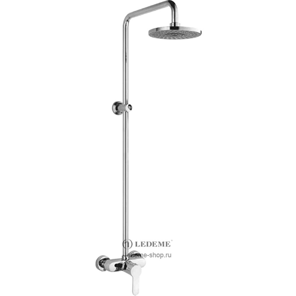 Душевая система 40 к L2409-1 Ledeme стационарный, латунь