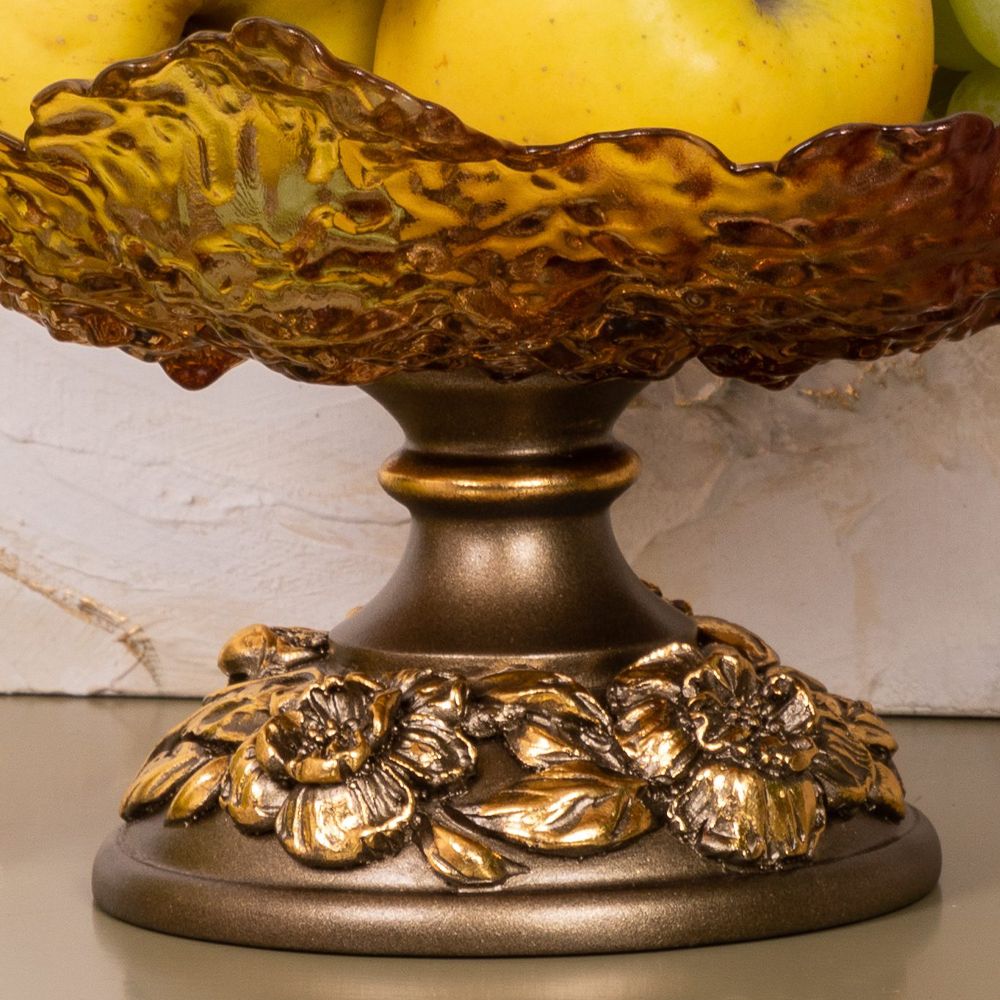 Фруктовница-конфетница Лето Бронза