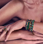 Браслет Dyrberg Kern PENNIKA I SG EMERALD GREEN 338680