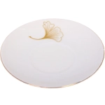 Кофейный набор 12 предметов «Золотая коллекция» (6 кружек 90мл+6 блюдец), листок, узкая кружка