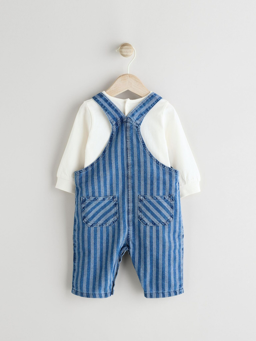 Комбинезон и боди в комплекте для малышей Next E47-397, Молочный, Синий