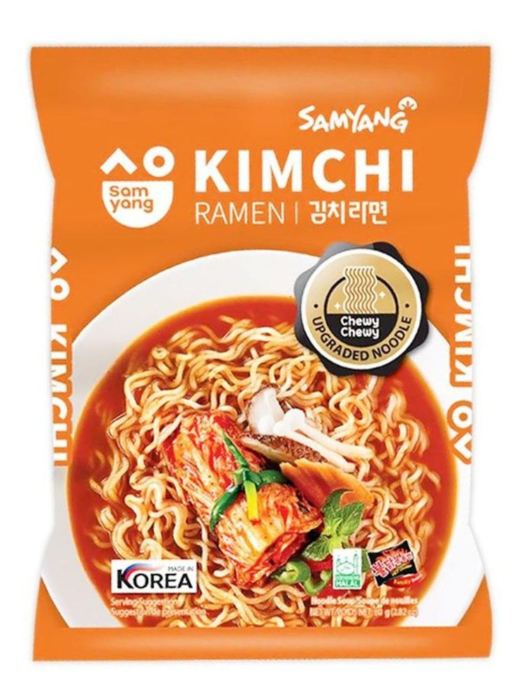 Лапша быстрого приготовления Samyang Kimchi Ramen 80 г
