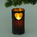 Сувенир с подсветкой «Свеча - LOVE» 7,5*15 см (работает от батареек 3 ААА)