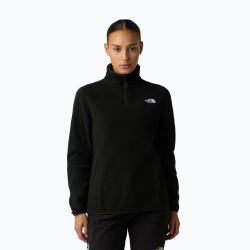 Женская флисовая толстовка The North Face Glacier Fleece 1/4 чёрная