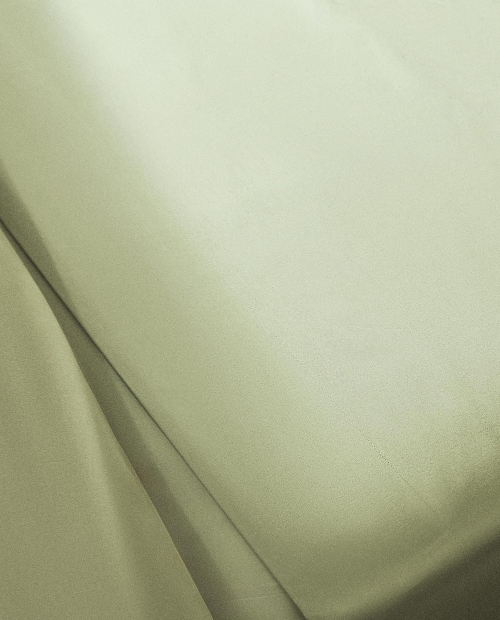 Zara Home - Простыня из хлопчатобумажной перкаль (плотность 200 нитей), зеленый, 240x280 см