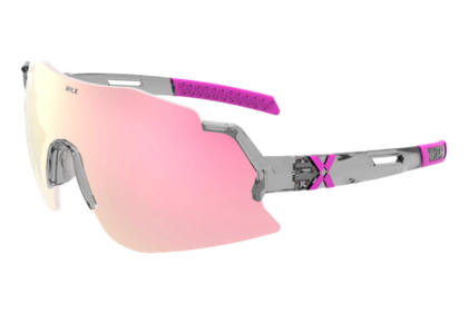 Спортивные очки HILX Savage 2.0 Shiny Crystal Grey Pink / Pink Lens