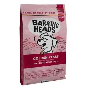 Корм для собак старше 7 лет, BARKING HEADS Golden Years "Золотые годы", с курицей и рисом