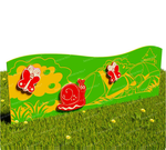 Забор уличный из экопластика 3