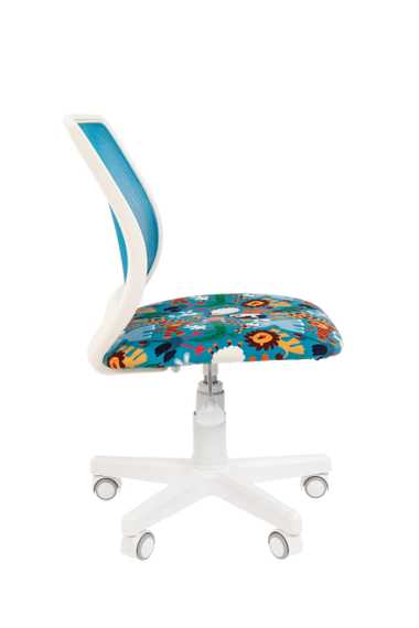Кресло Chairman Kids 112 Россия ткань зоопарк/TW-34 белый пластик