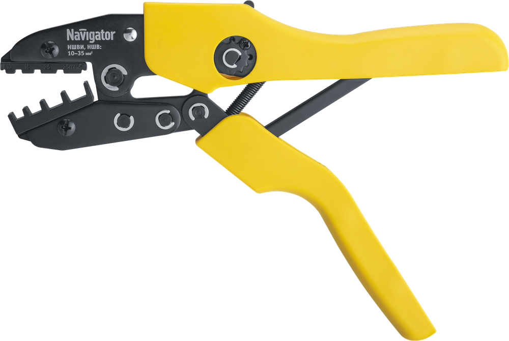 Пресс-клещи Navigator 80 381 NHT-Pkv01-M-35 (для втулочных, 35 мм2)