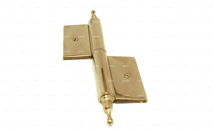 Петля латунная стальная разъёмная Флажковая 120х30 мм