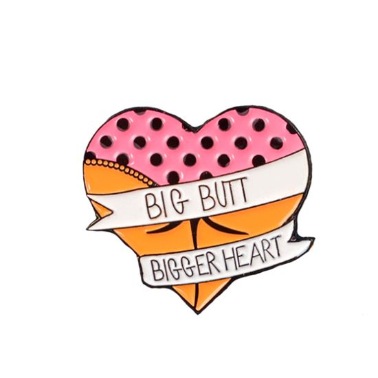 Значок металлический на одежду/Пин. Big Butt