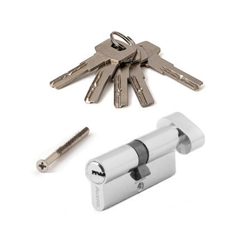 Цилиндровый механизм AVERS ZM-70-C-CR (кл/верт) ПЕРФО 03001528