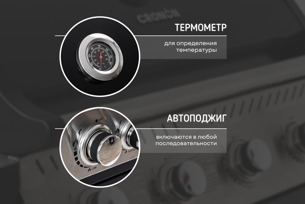 Барбекю комплекс Lounge F-106SGP, 3 м, черный/серый каспий