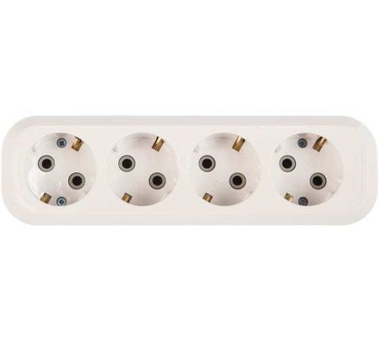 Универсал колодка 4 гн.с/з  АБС-пластик E304