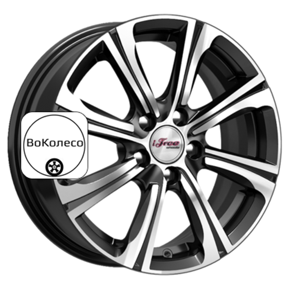 6x15/4x100 ET45 D60,1 Апероль (КС862) Блэк Джек iFree