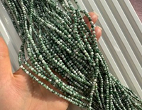 Нить бусин из мохового агата 3,5мм