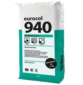 Ремонтная смесь Forbo Eurocol 940 Europlan Quick 25 кг