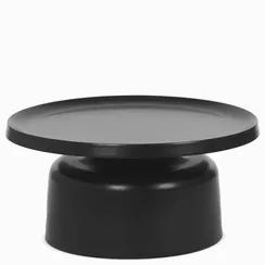 Кофейный стол Tuba Ø75х38 см, черный