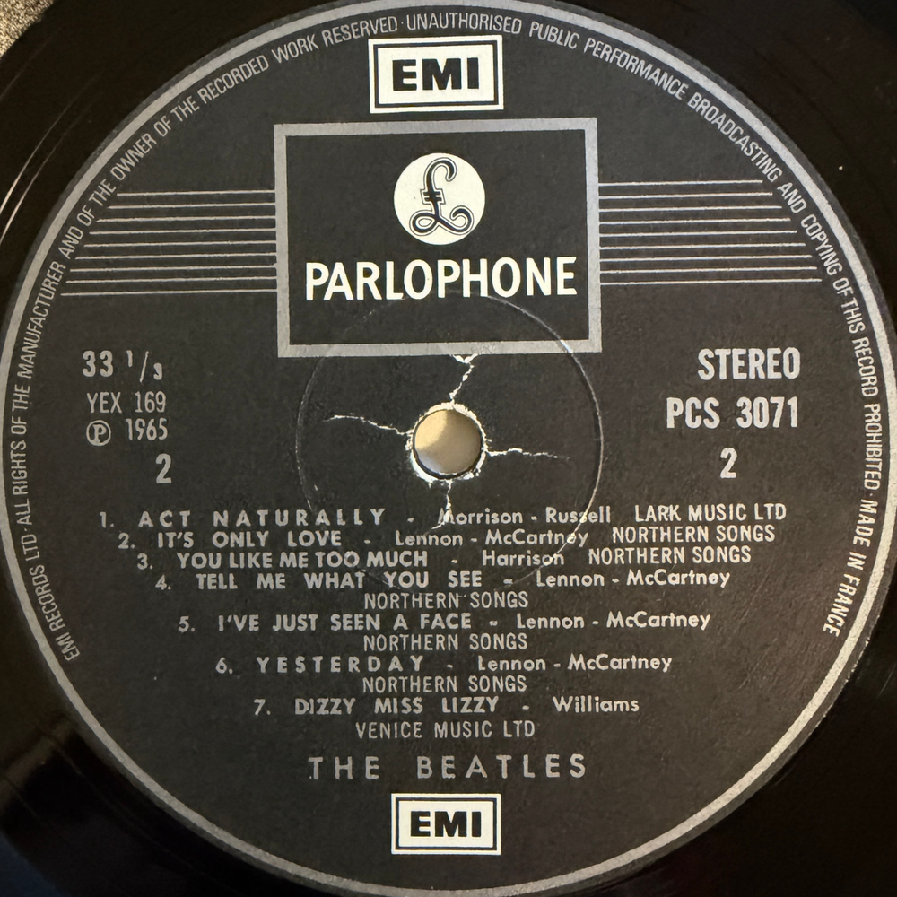 The Beatles – Help! (Франция 1974г.)Т