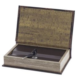 GAEM Шкатулка-книга сейф, L15,5 W5 H24 см