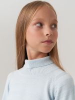 Водолазка в школу для девочки AT743  голубой