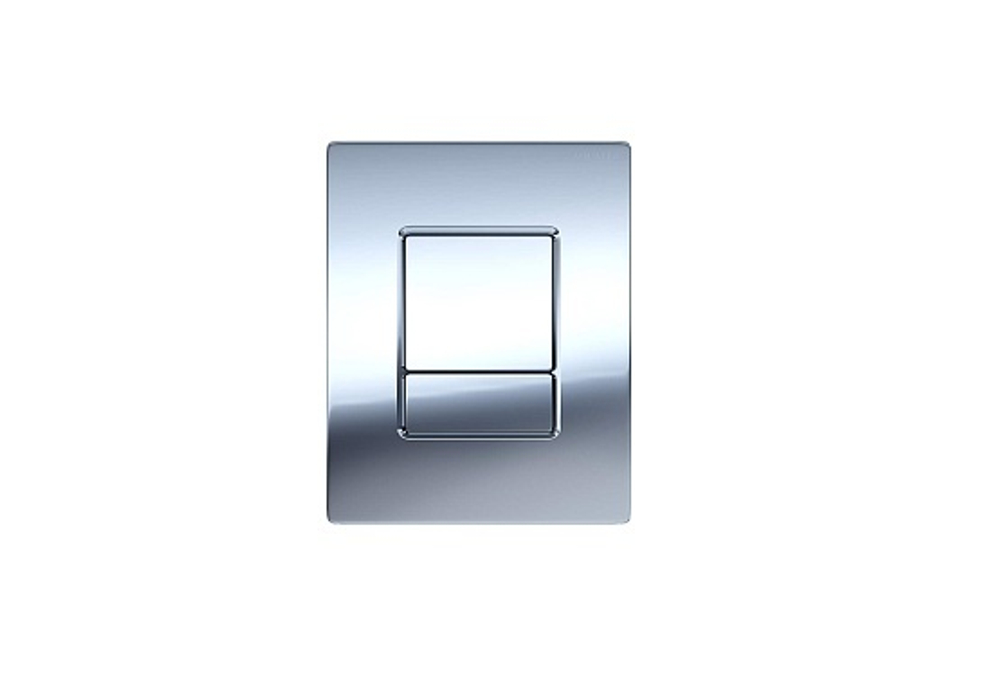 Панель смыва для инсталляции INSP-0000002 Pneumo N, хром (клавиши прямоугольные), пневматическое управление