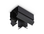 Коннектор Т-образный для корпуса в натяжной потолок Magnetic 220V 140*100*61 GL1044 BK черный