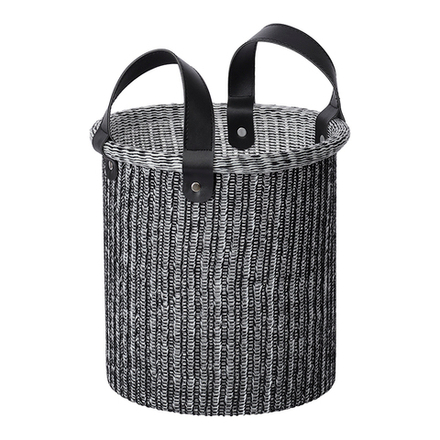 Корзина для хранения Sustainable collection, Ø22х23 см, черная
