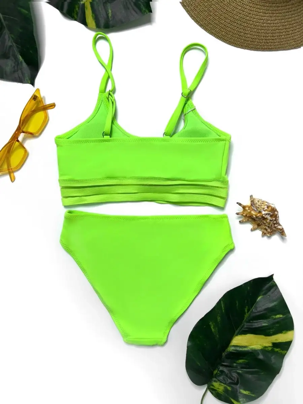 купальник раздельный 3 в 1 с шортами спортивный Adidas