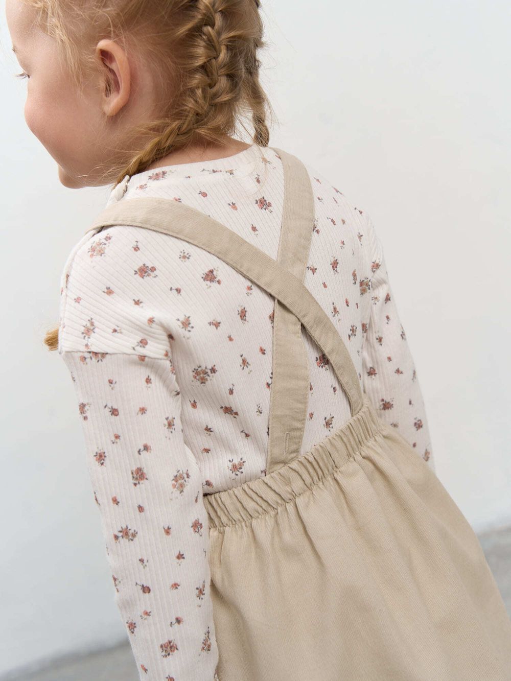 Сарафан вельветовый "Крем-брюле" 0+