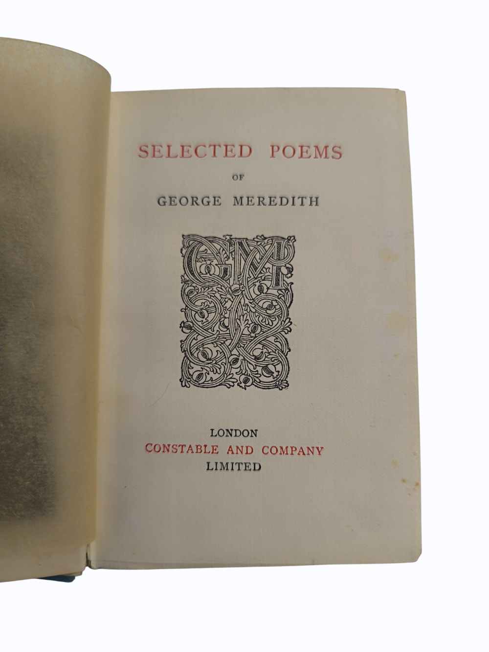 Книга "Избранные стихотворения" Джордж Мередит - 1910