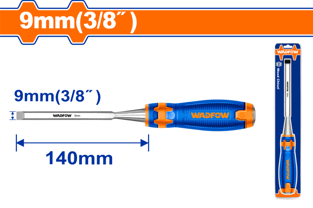 Стамеска WADFOW WWC1209 9х140 мм