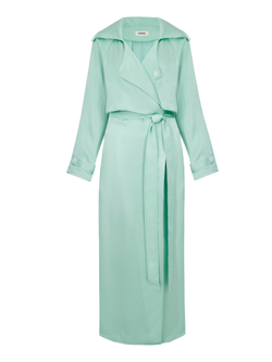 Шелковый тренч