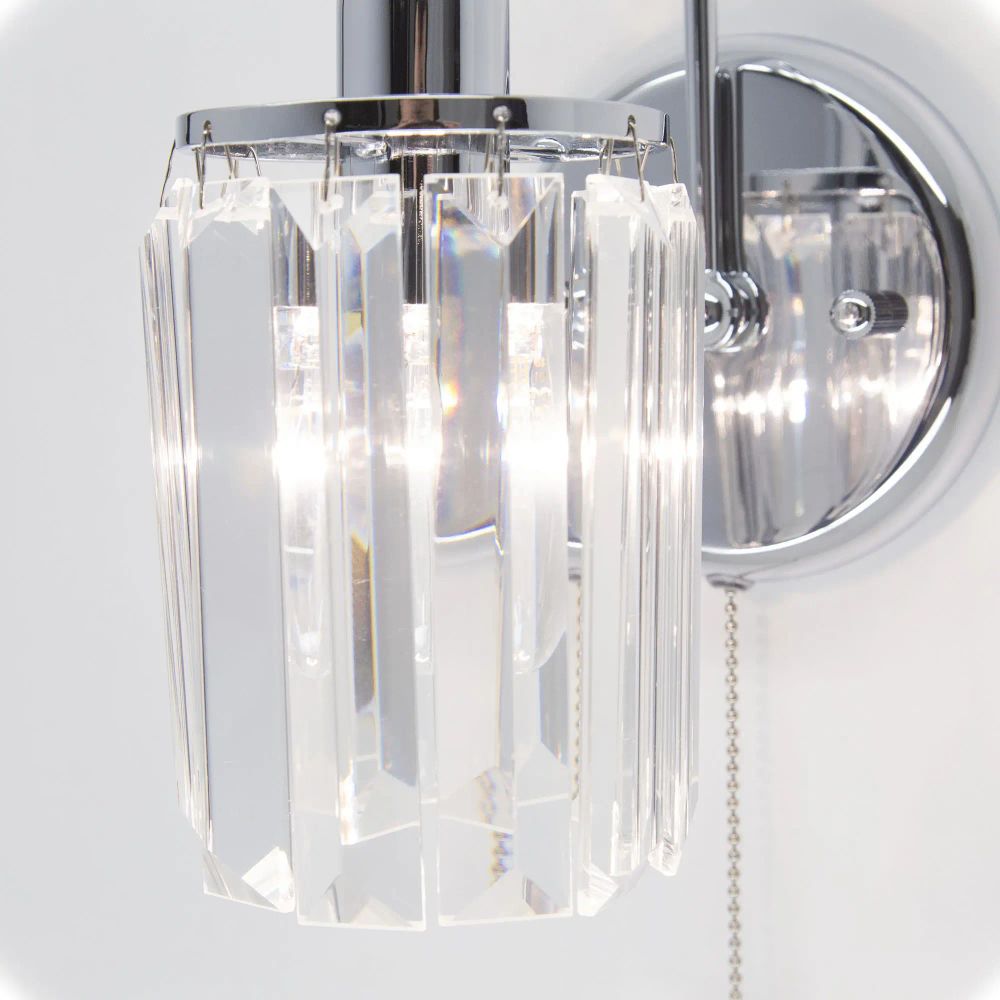 Citilux Синди CL330311 Бра хрустальное с выключателем Хром