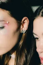 Пусеты Moon River Бабочки Е027