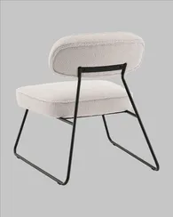 Лаунж-кресло Take, светло-серое букле