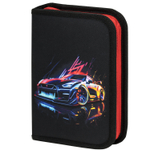 Пенал BRAUBERG 1 отделение полиэстер 21х14 см "Neon drift" (2 штуки в упаковке)
