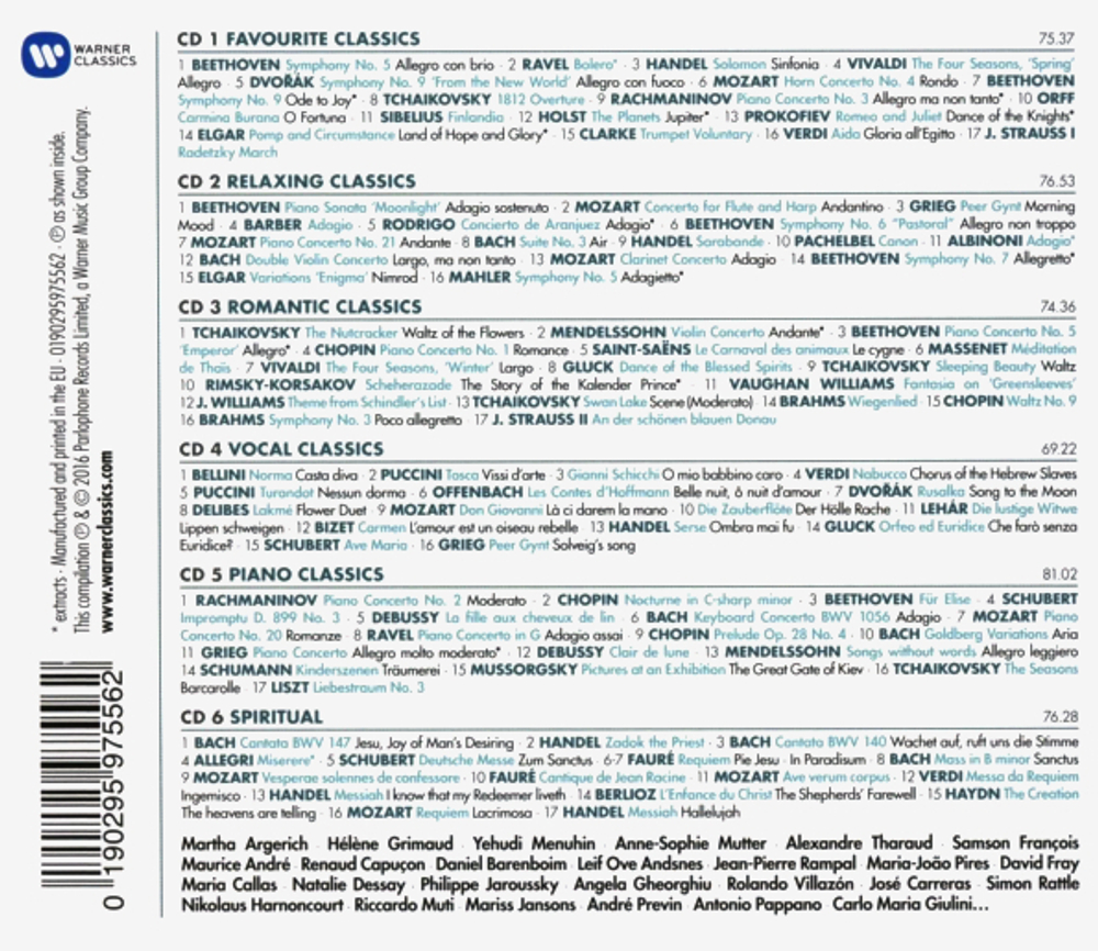 Сборник / 100 Best Classics (6CD)