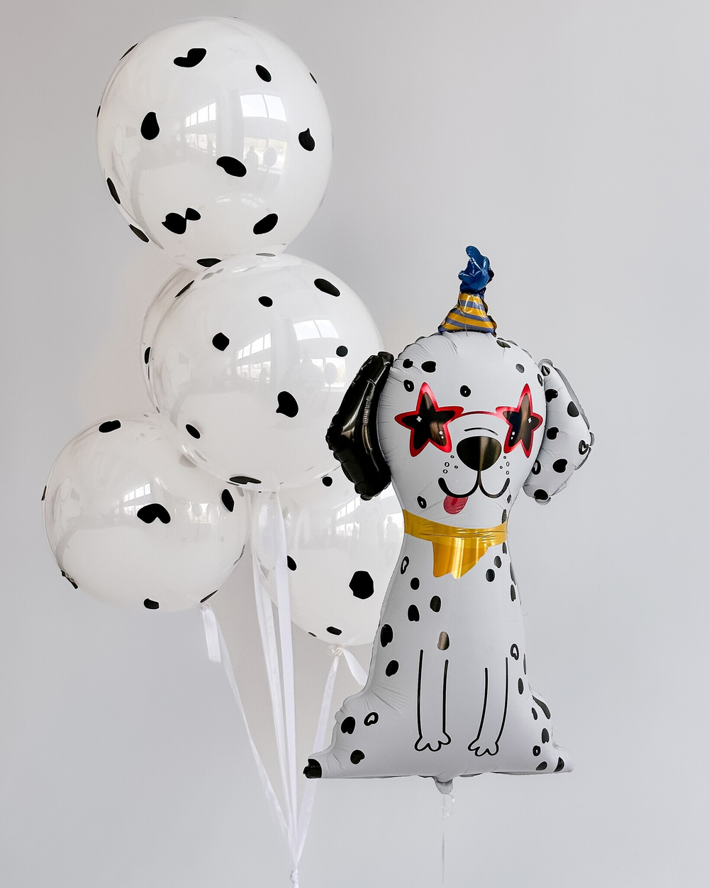Фольгированный шар-фигура «Далматин нарядный», 86 см