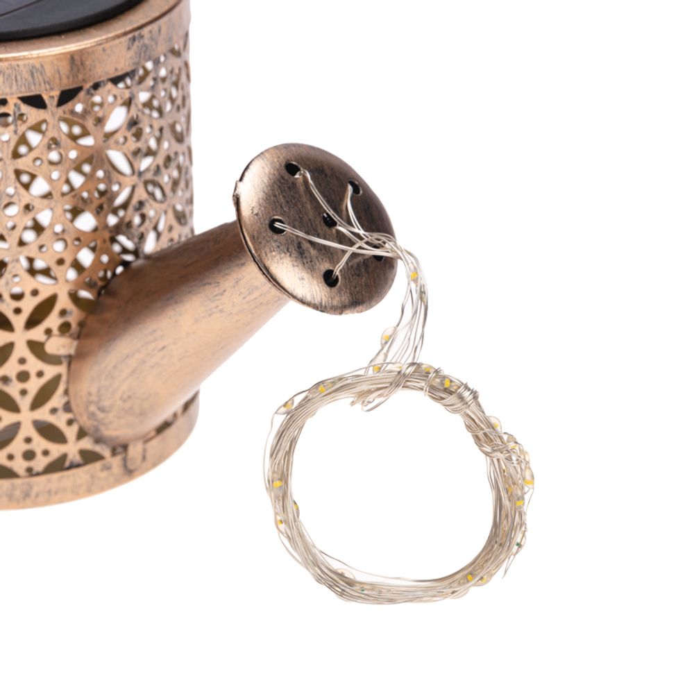 Светильник грунтовый Лейка, 3000К, встроенный аккумулятор, солнечная панель, коллекция Стамбул REXAN